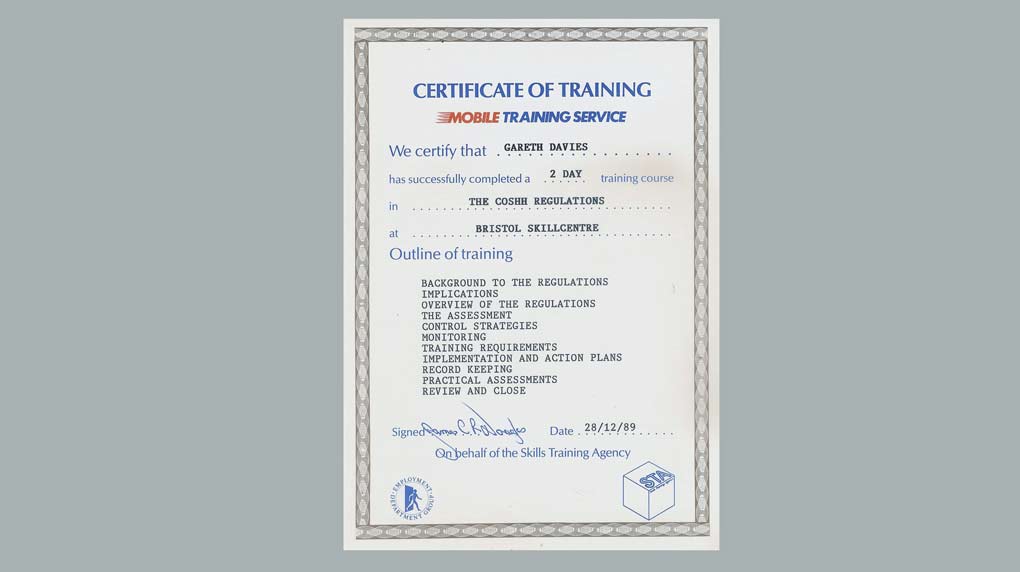 Skills Training Agentcy Certificates