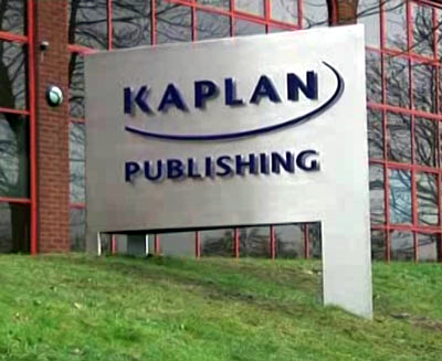 Kaplan Publishing exterio sign