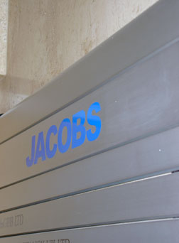 Jacobs Engineering Reception Sign