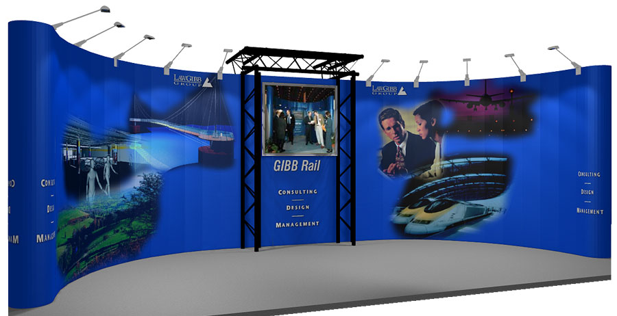 Gibb Rail popup stand