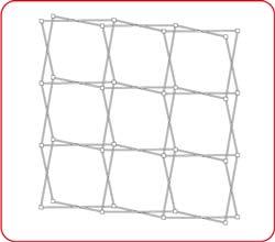 Impact 3x3 aluminium frame