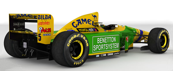 Camel Benetton F1 car